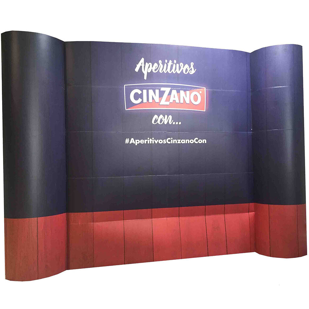 Backdrop stand pantográfico da Cinzano